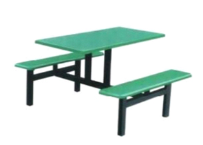 Six people FRP stool dining table