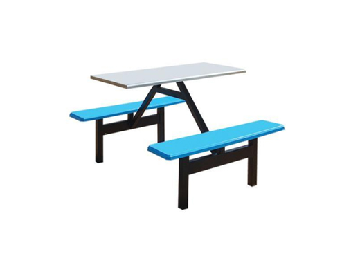 Four FRP Stool Dining Table
